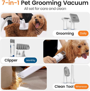 Buy oneisall - Pet Grooming Vacuum with Clipper Set at Pet Servo