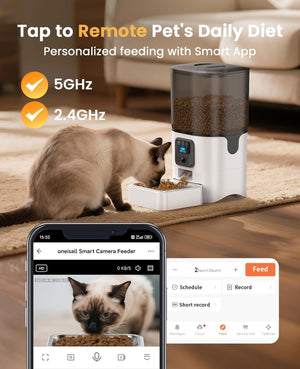 Buy oneisall - Automatic 5G WiFi Smart Pet Feeder at Pet Servo