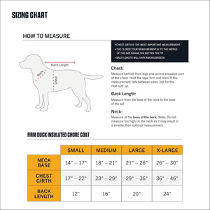 CARHARTT - Denim Insulated Dog Coat for Cold Weather - Petservo