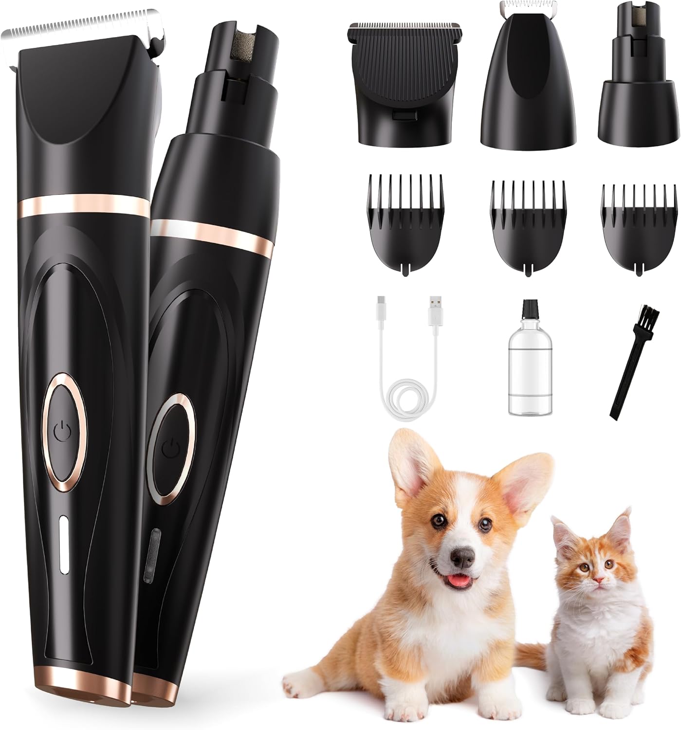 Buy JENCENBIO 3-in-1 Rechargeable Pet Grooming Kit at Pet Servo