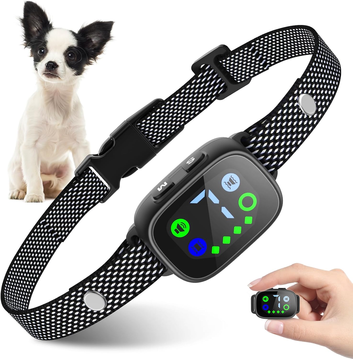 MASBRILL - Small Dog Bark Collar, Anti Bark Collar for Small Dogs