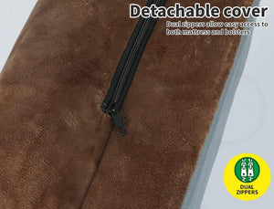 Buy PaWz Soft Warm Pet Bed Sofa Large (Brown) at Pet Servo