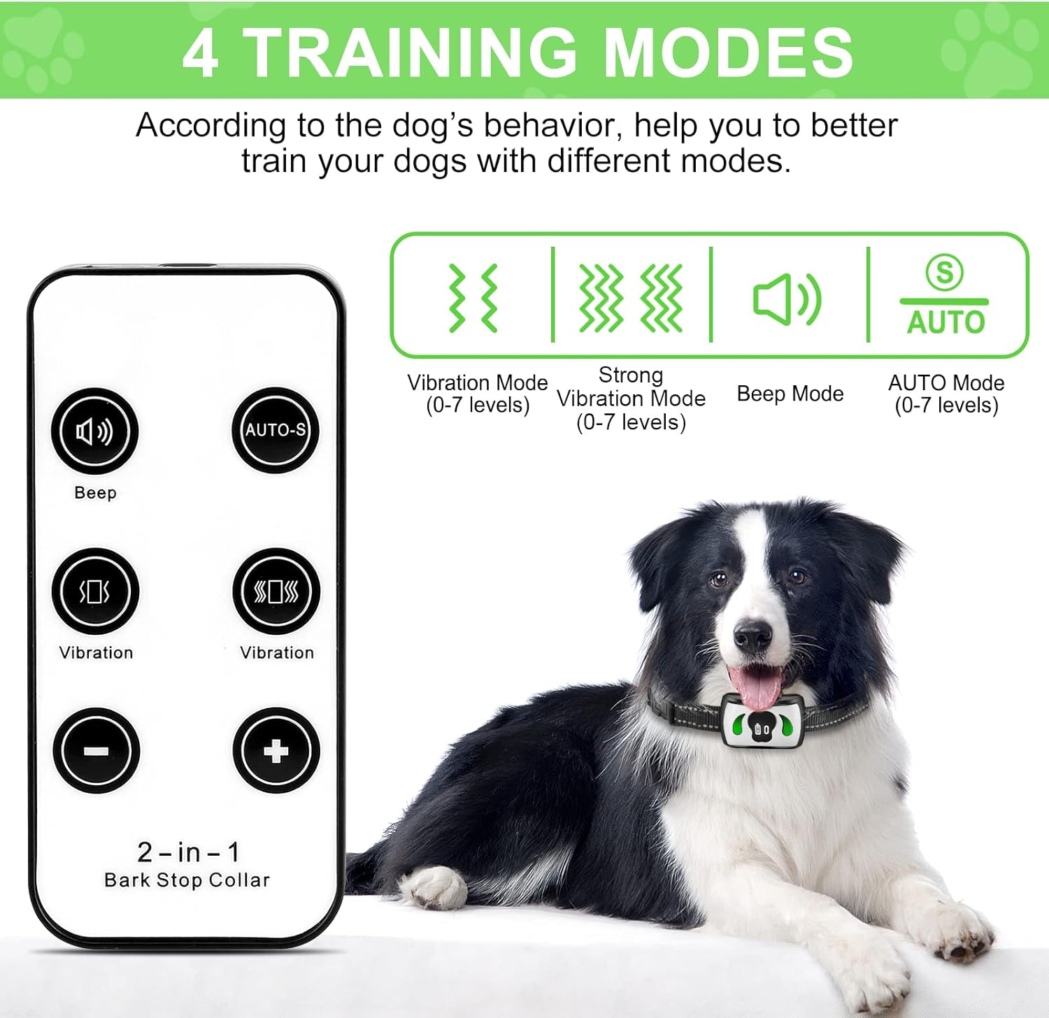 Pet Manka - Dog Training Collar with Additional Remote