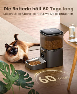 Buy oneisall - 3.5L Automatic Cat Feeder (Black) at Pet Servo