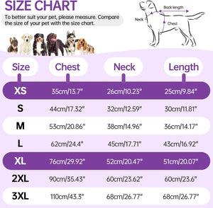 OUOBOB - Waterproof Dog Coat w/Harness - Purple - Petservo