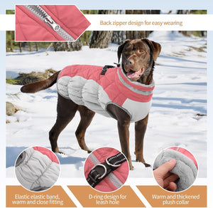 OUOBOB - Warm Waterproof Dog Coat - Berry Pink - Petservo
