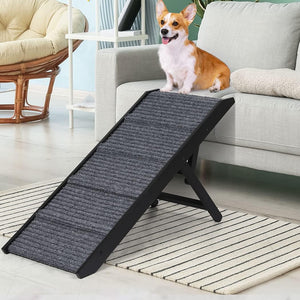 PaWz Adjustable Dog Ramp Height Stair for Bed Sofa Cat Dogs Folding Portable at Pet Servo