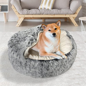 Buy PaWz Pet Calming Bed Warm Soft Plush at Pet Servo