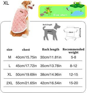 Generic - Pink Plush Dog Winter Coat for Pets - Petservo