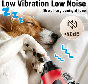 Buy Casfuy 6-Speed Pet Nail Grinder with 2 LED Lights at Pet Servo