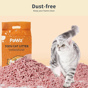 PaWz - Tofu Cat Litter Clumping, Ultra Absorbent and Fast Drying Long Lasting Odor Control (Watermelon) at Pet Servo