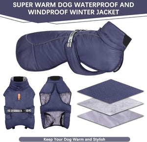 ROZKITCH - Reflective Fleece Dog Coat - XXL - Petservo