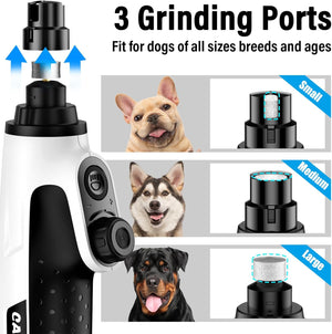 Buy Casfuy 6-Speed Pet Nail Grinder with 2 LED Lights at Pet Servo