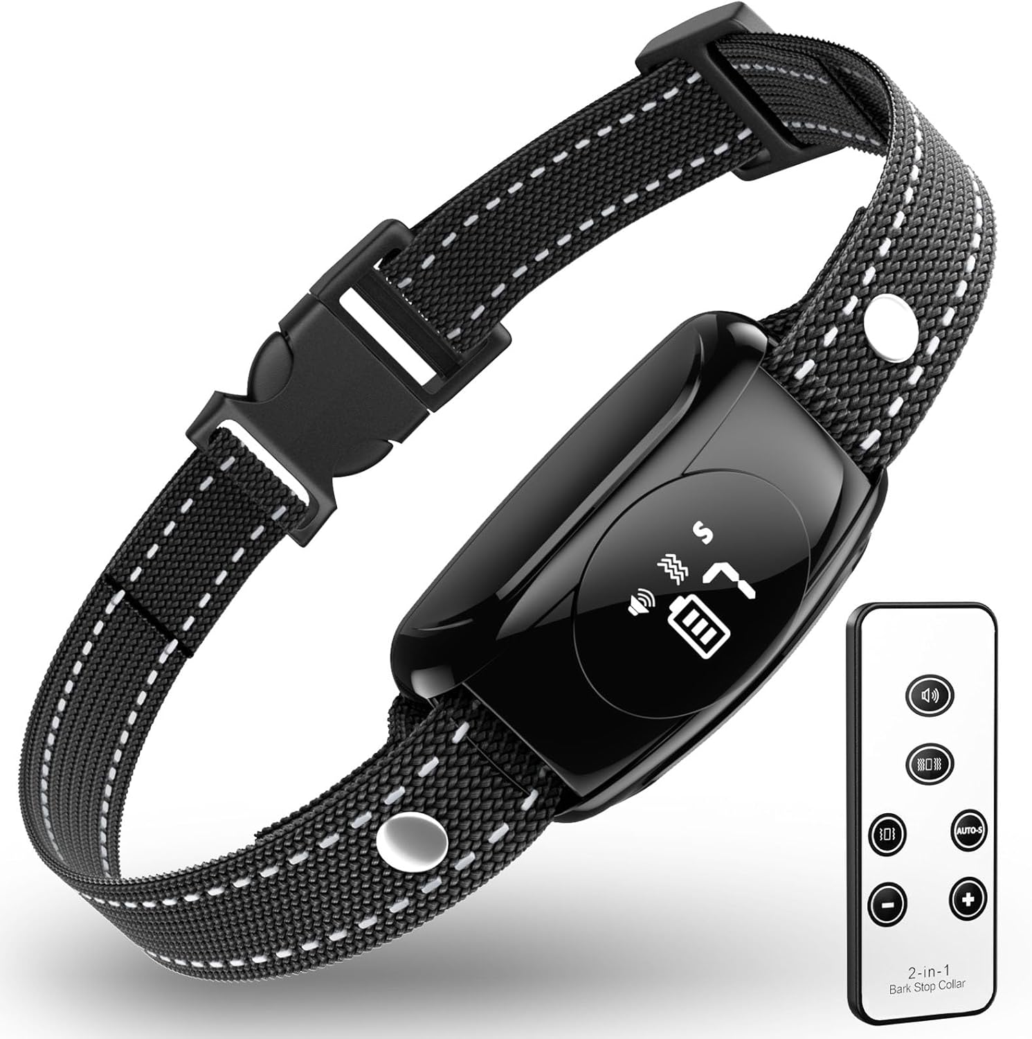 Pet Manka - Dog Bark Collar, No Shock with 4 Modes