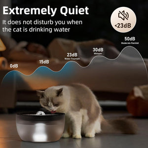 Buy Casfuy 3L Stainless Steel Pet Feeder LED Light Pro at Pet Servo