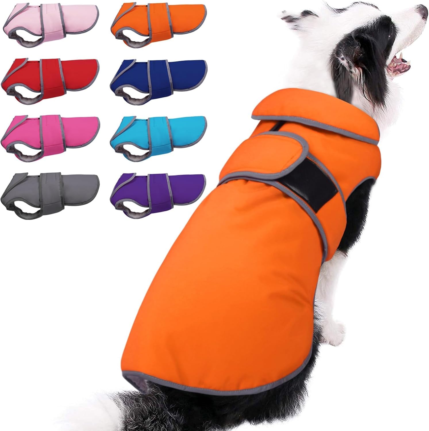 MIGOHI - Reflective Waterproof Windproof Dog Coat for Cold Weather