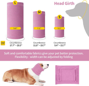 Nanaki - Calming Dog Headband Ear Wrap, Size M - Petservo