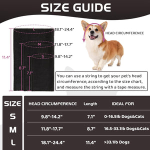 Nanaki - Calming Dog Headband Ear Wrap, Size M - Petservo