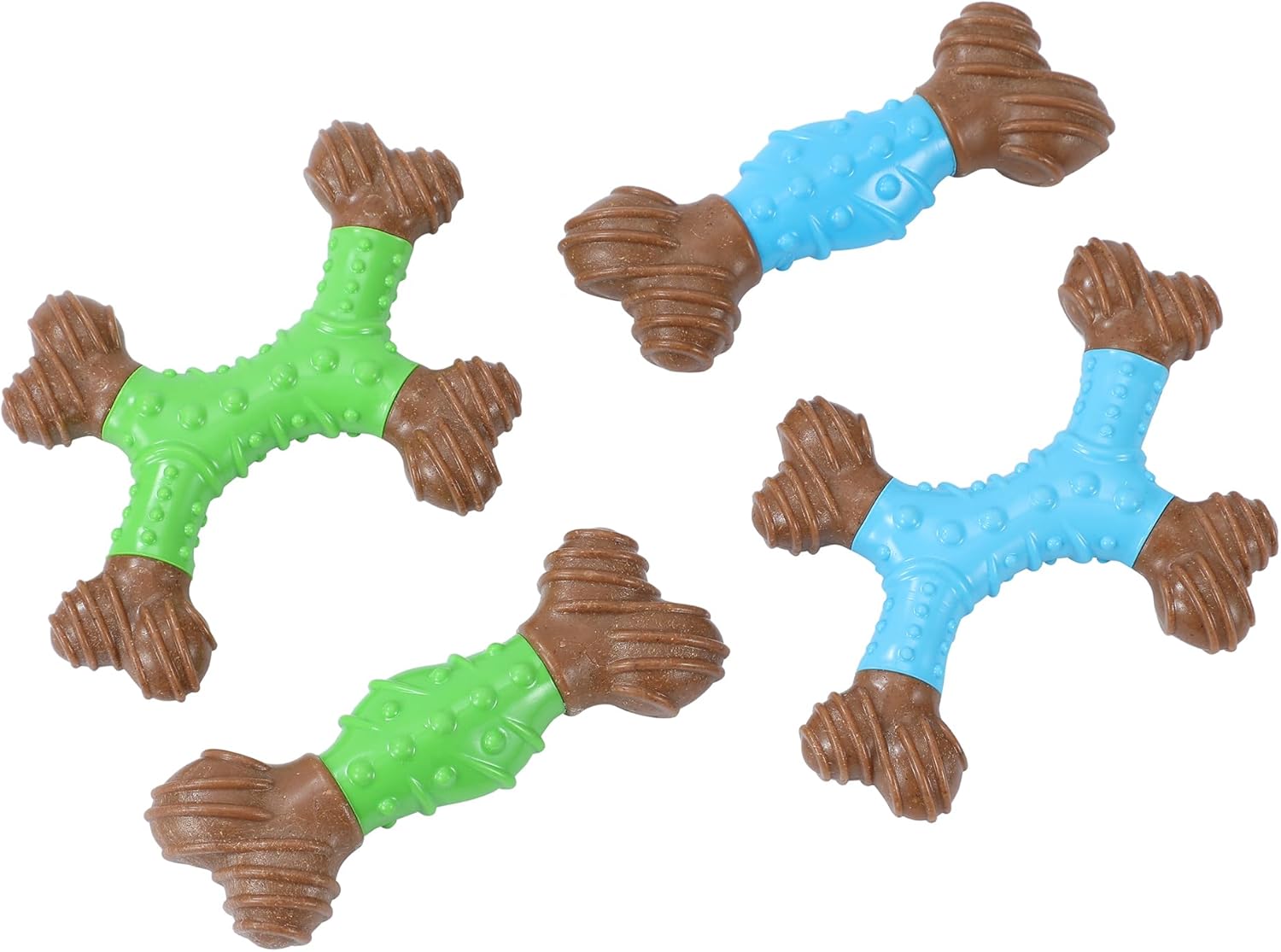 Paws & Claws - Boobone Dental 4-Way Peppermint Bone Dogs Chew Toy, 16.5 cm