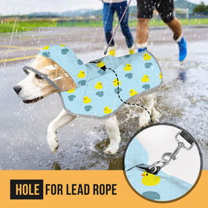 Dog Raincoat Waterproof Hooded Poncho (Duck) - Petservo