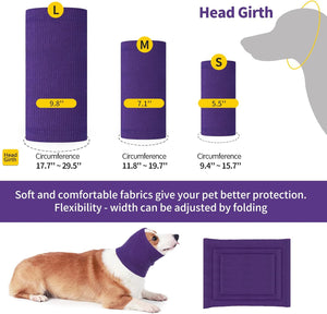 Nanaki - Calming Dog Headband Ear Wrap, Size M - Petservo