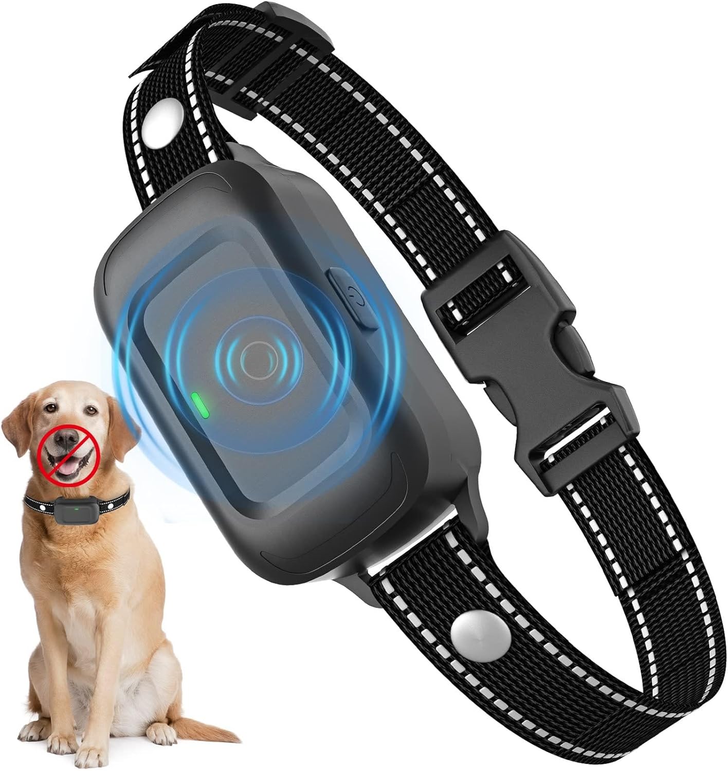 Honey Paws - Dog Bark Collar, Ultrasonic Dog Bark Control No Shock