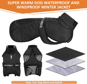 ROZKITCH - Reflective Dog Coat - Fleece 3XL - Petservo