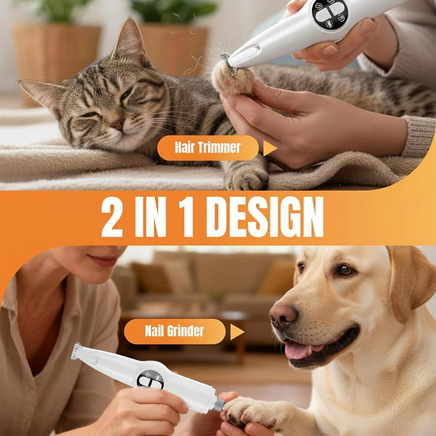 Buy Mchifrys 2-in-1 Dog Nail Grinder & Trimmer at Pet Servo