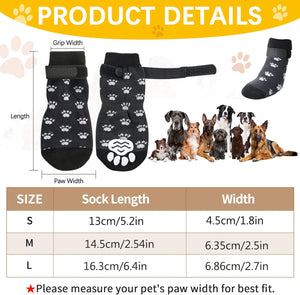 Monlida - Anti-Slip Dog Socks for Hardwood Floors - Petservo