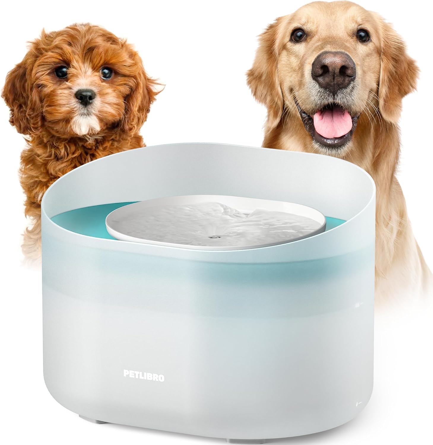 PETLIBRO - Dog Water Fountain, 8L Automatic Dispenser for Large Dogs, Filtered, Anti-Splash, Quiet
