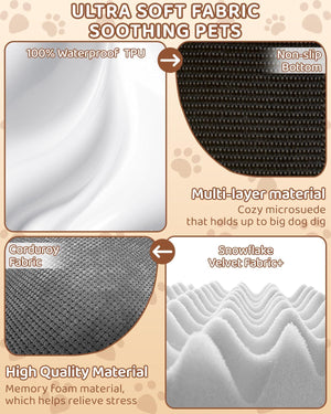 Multifunctional pet mat with different materials and features highlighted at Pet Servo