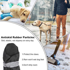 XINYUICEAN - Waterproof Anti-Slip Dog Boots (4Pcs) - Petservo