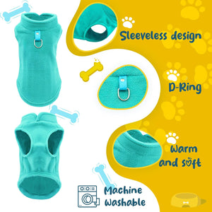 Viiotu - 2-Pack Fleece Dog & Cat Jumpers (XL) - Petservo