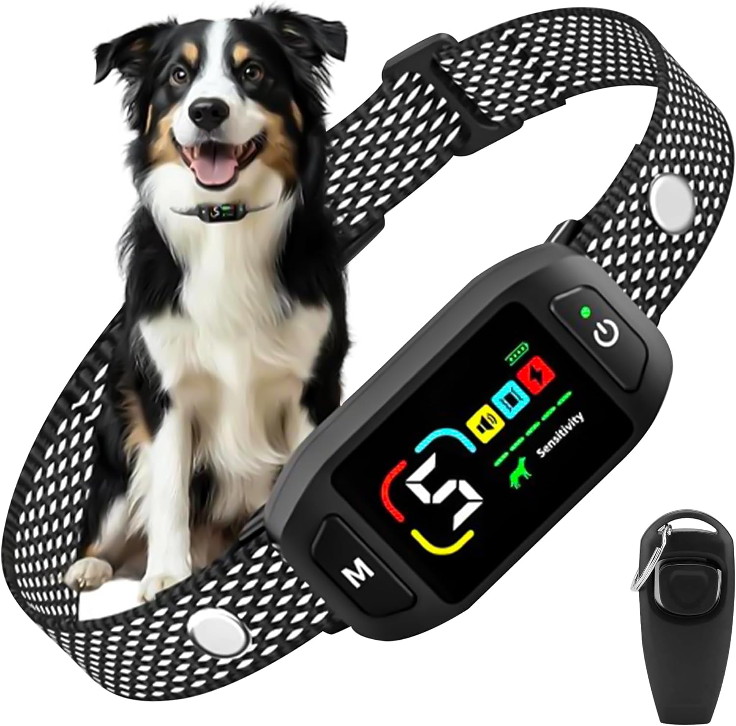 Generic - Bark Collar for Dogs with Clicker or Whistle