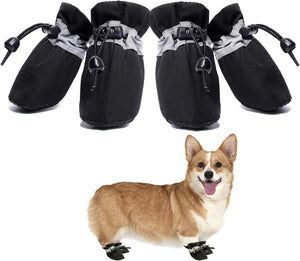 XINYUICEAN - Waterproof Anti-Slip Dog Boots (4Pcs) - Petservo