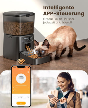 Buy oneisall - 3.5L Automatic Cat Feeder (Black) at Pet Servo