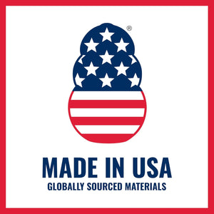 Logo with American flag design and 'Made in USA' text on a white background at Pet Servo