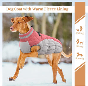 OUOBOB - Warm Waterproof Dog Coat - Berry Pink - Petservo