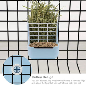 Pet food bowl with grass on a grid background at Pet Servo