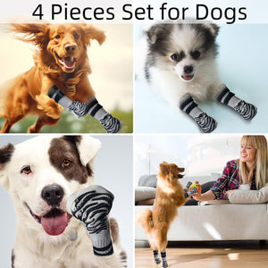 HCPET - Anti-Slip Dog Socks for Floor & Paw Safety - Petservo