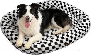 PaWz - Orthopedic Soft Calming Rectangle Pet Sofa Bed with Raised Edges at Pet Servo