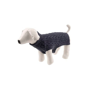 Dats - Cable Knit Dog Jumper 45cm Large Blue - Pet Servo