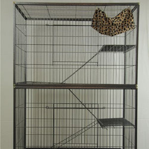 YES4PETS - 140cm 4-Level Bird & Pet Cage with Castors - Pet Servo