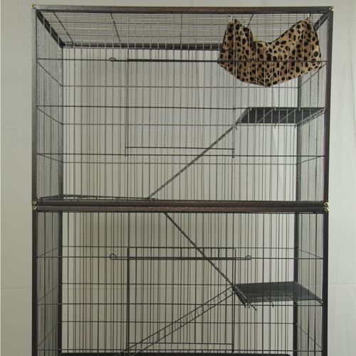 YES4PETS - 140cm 4-Level Bird & Pet Cage with Castors - Pet Servo