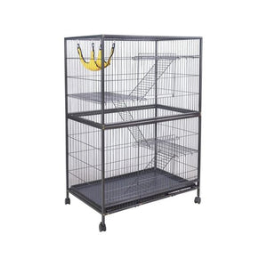 YES4PETS - 140cm 4-Level Bird & Pet Cage with Castors - Pet Servo