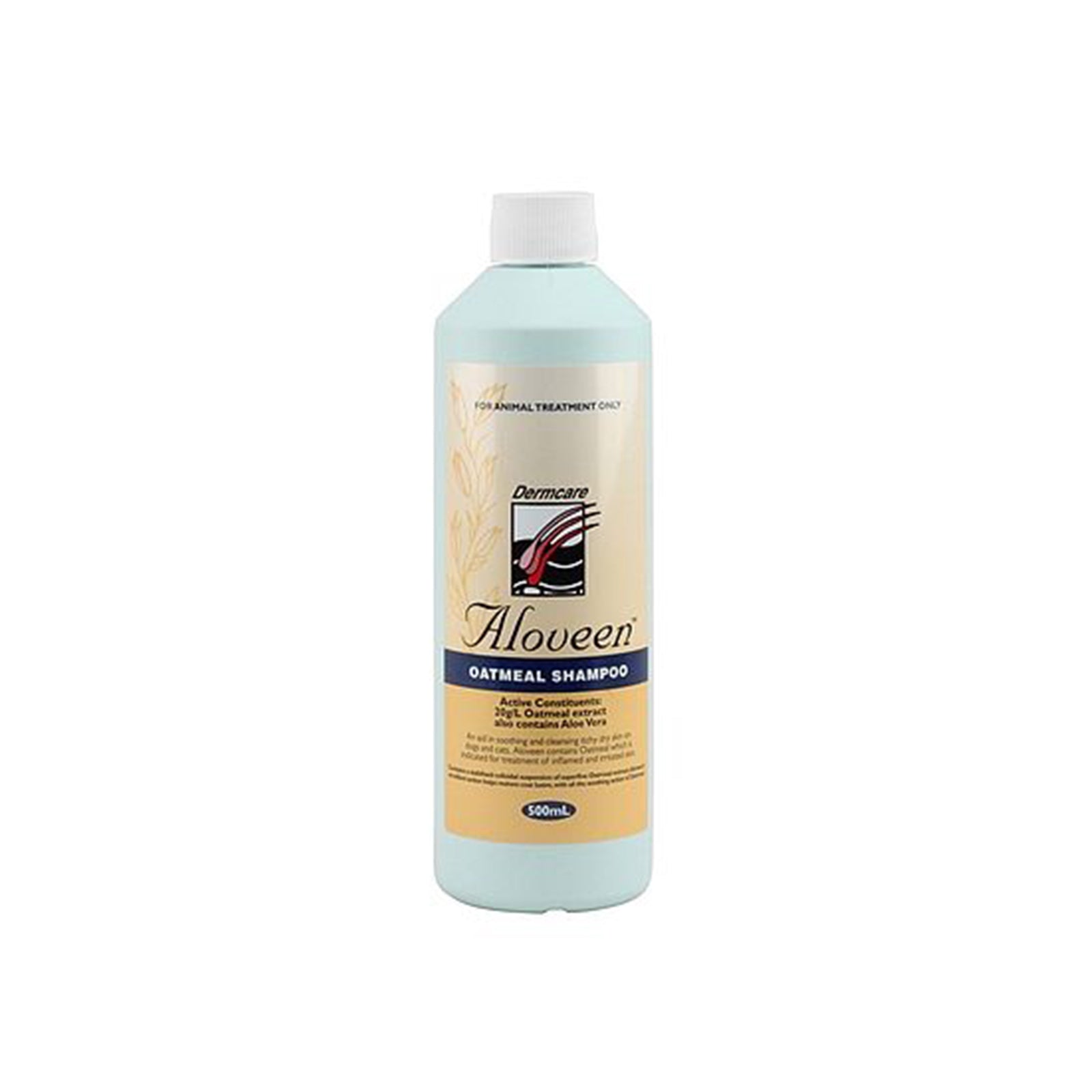 Hloven Oatmeal Shampoo 500ml bottle on a white background at Pet Servo
