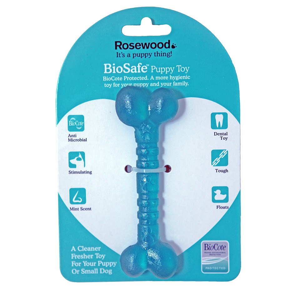 Rosewood - Biosafe puppy bone - Blue - Petservo