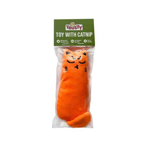 Trusty - Scratch Cat Toy with Catnip - Orange