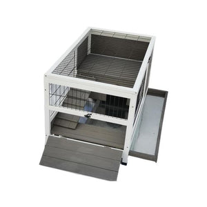 YES4PETS - Rabbit Hutch Cage for Small Pets - Petservo