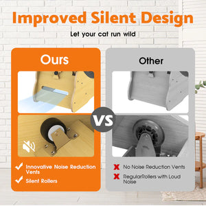 Advwin - Cat Exercise Wheel Running Wheel - Pet Servo